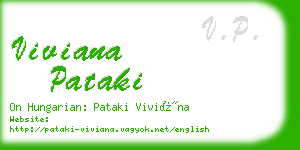 viviana pataki business card